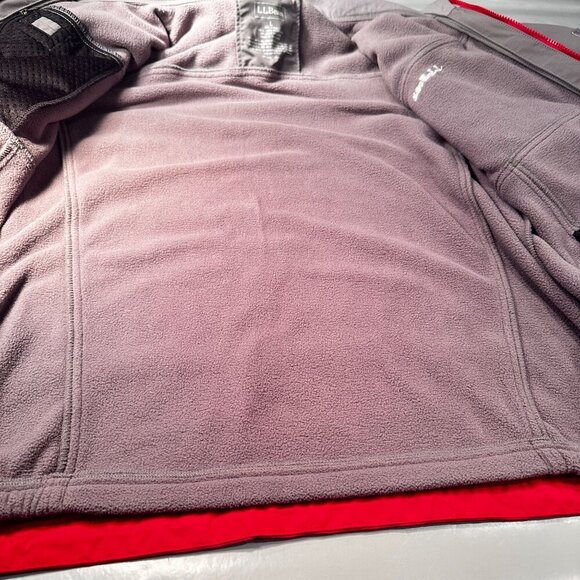 LL Bean 3 In 1 Sweater Coat Mens Removable Fleece Jacket Raincoat Hoodie Zip - Picture 13 of 16
